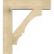 Ekena Millwork Balboa Block Rough Sawn Bracket w/ Offset Brace, Douglas Fir, 8"W x 32"D x 36"H BKT0806X32X36BOA05RDF - alternate 4